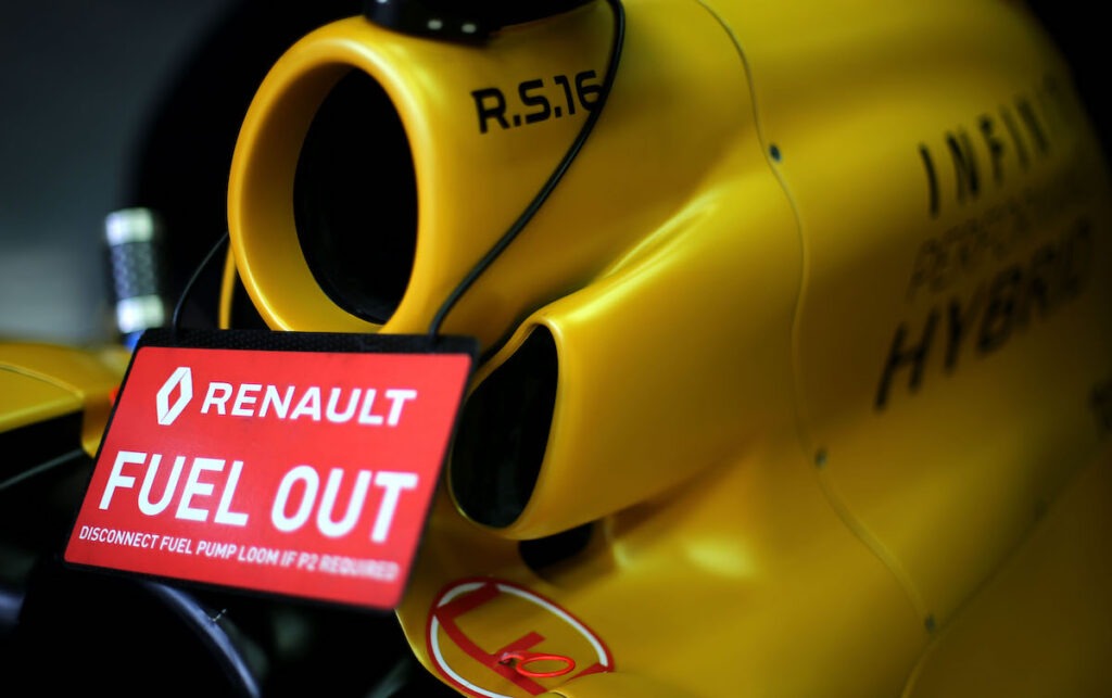 Renault car without fuel.